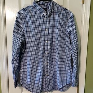 Ralph Lauren Blue Casual Button Down Shirt